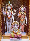 Bhagwan Shri Shankar, Shri Parvatiji and Shri Ganeshji